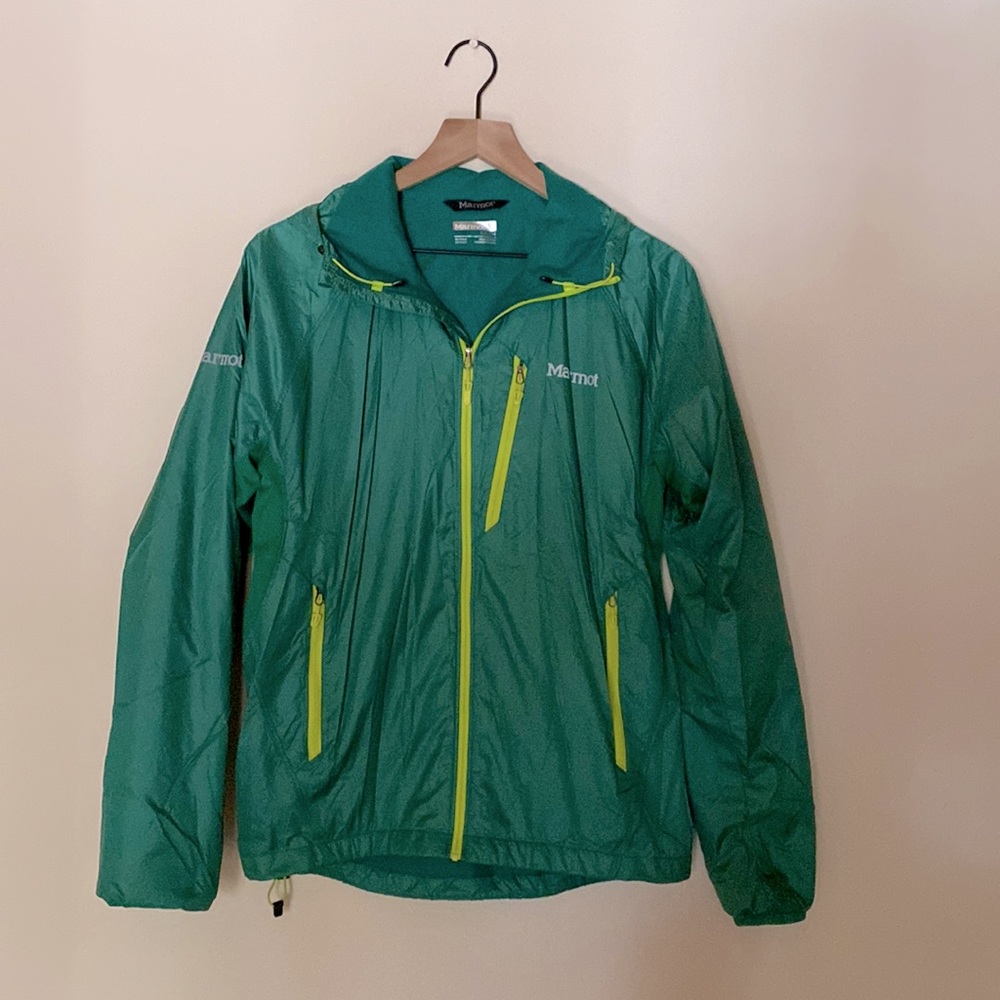Marmot Wind Breaker Green Men's Size Small